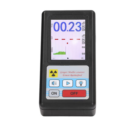 Geiger Counter Nuclear Radiation Detector (Black)